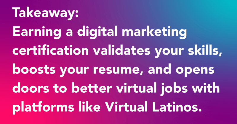 certification in digital marketing