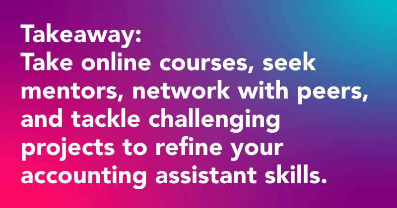 accounting assistant qualifications