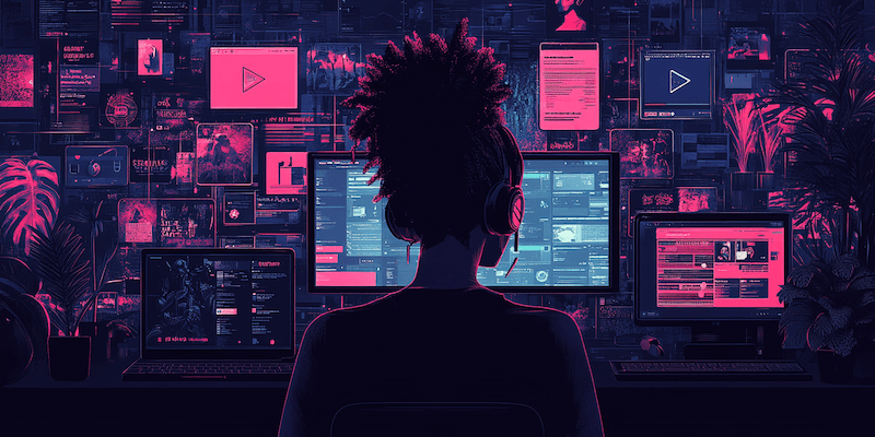 Influencer content for social media