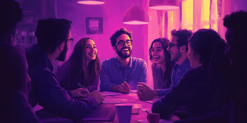 Leo professional thriving in a supportive work environment 