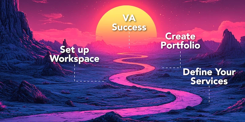 Steps to start your job as a virtual assistant