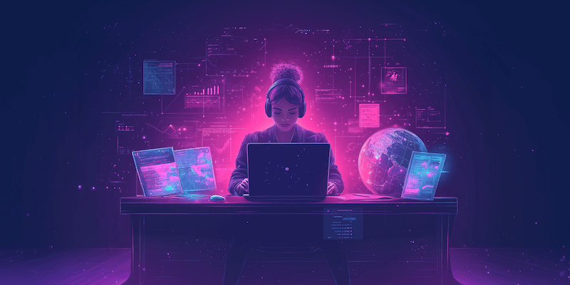 remote work setup for travel planning
