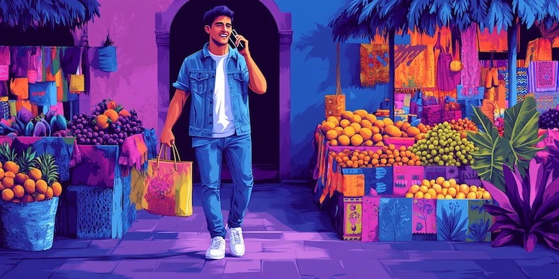 Latin American professional balances daily life