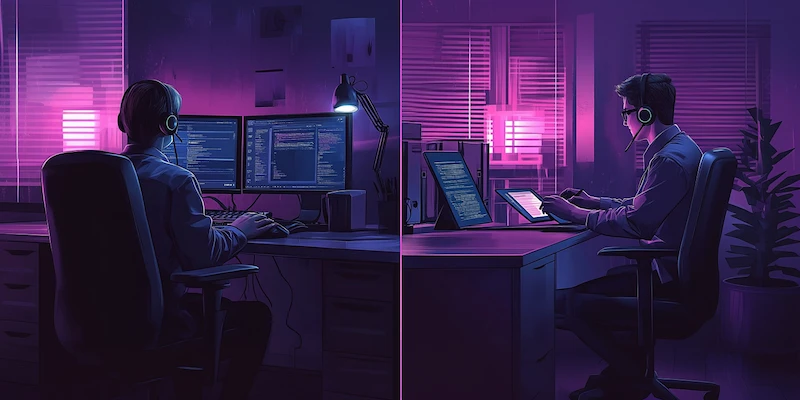 Legal assistants in remote and in-office roles