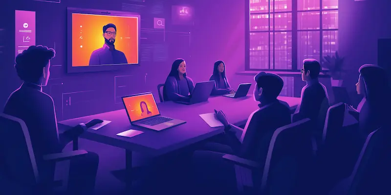 Latin American virtual assistants sharing professional advice during a collaborative career development session.
