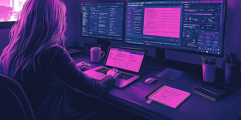 Legal Virtual Assistant sending a structured status update while managing case files remotely.